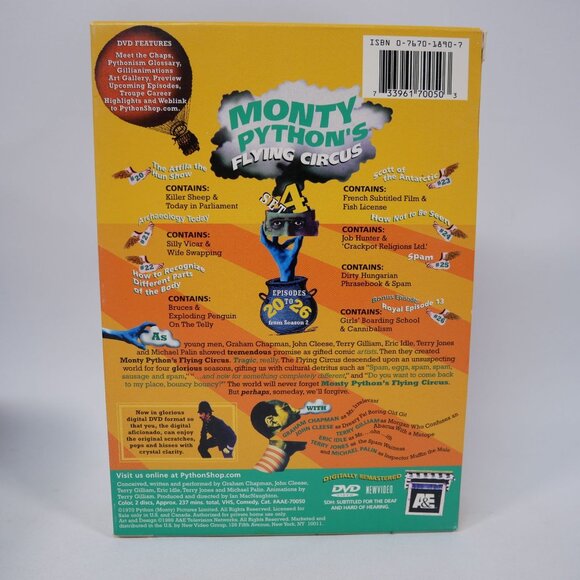 Monty Pythons Flying Circus Complete Series DVD Box Sets Remastered TESTED - Picture 9 of 15